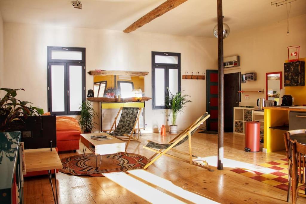 Artistic Loft, Downtown Montpellier, Wifi Lejlighed Eksteriør billede